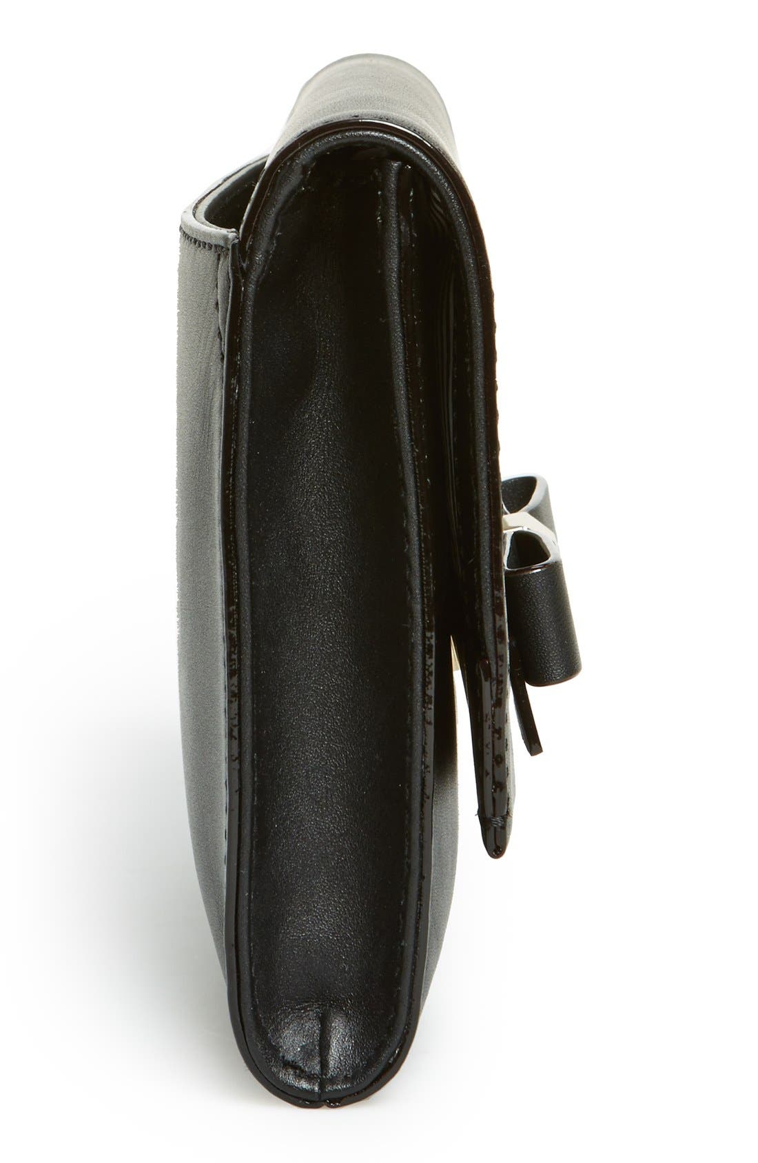 'holly street - remi' clutch, Alternate, color, BLACK