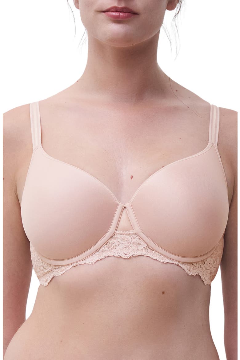 Underwire Full Coverage T-Shirt Bra, Main, color, ROSE