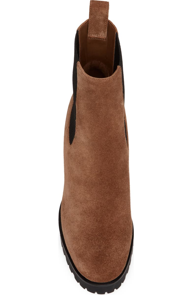 PAIGE Izzy Chelsea Boot, Alternate, color, Truffle