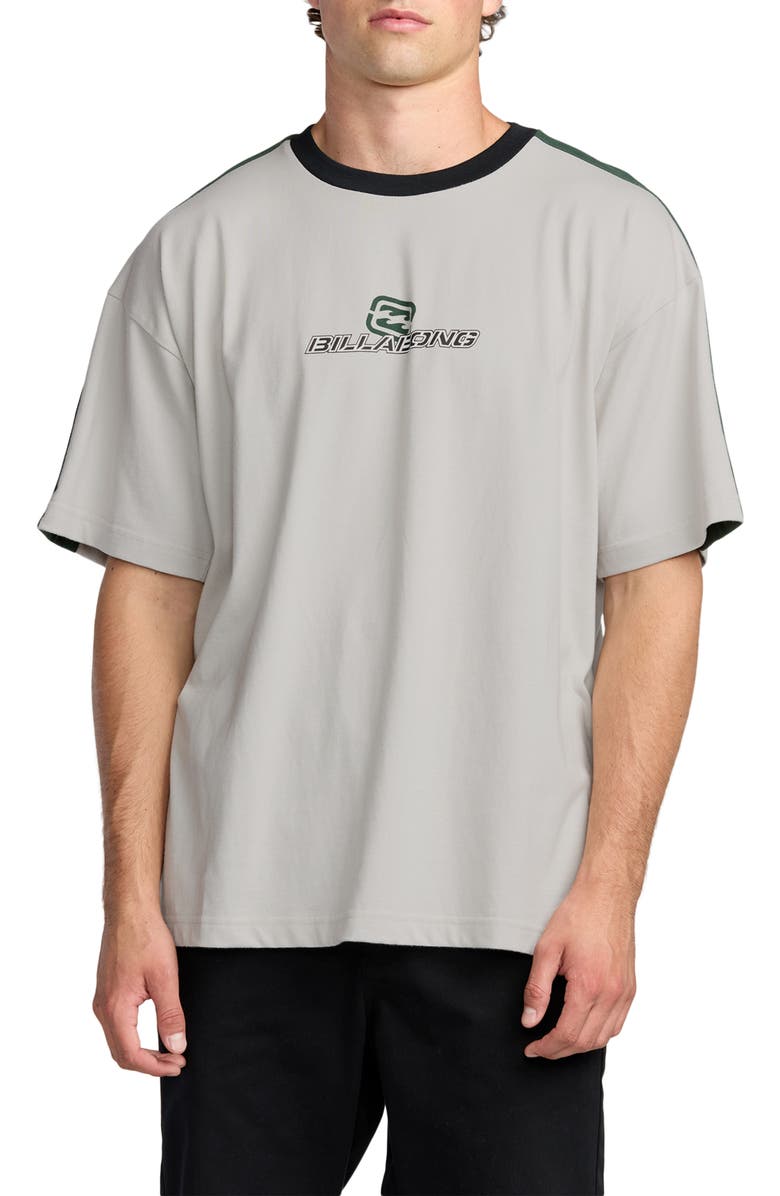 Billabong Spec 73 Iconic T-Shirt, Main, color, Silver