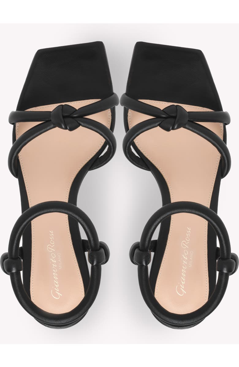 Gianvito Rossi Juno 55 Sandals, Alternate, color, Black