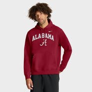 Nike Men's Nike Crimson Alabama Crimson Tide Club Fleece Arch Pullover Hoodie