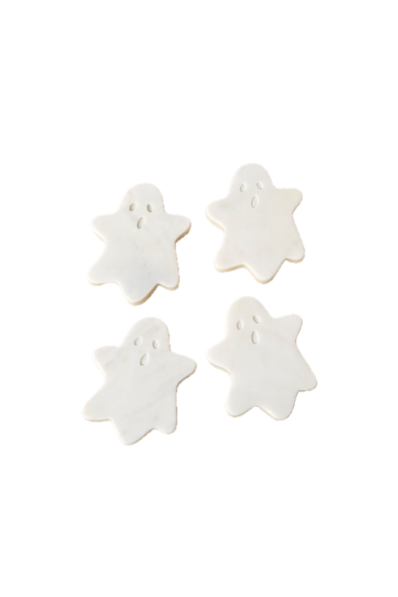 Marble Ghost Coasters - Set of 4, Main, color, Marble