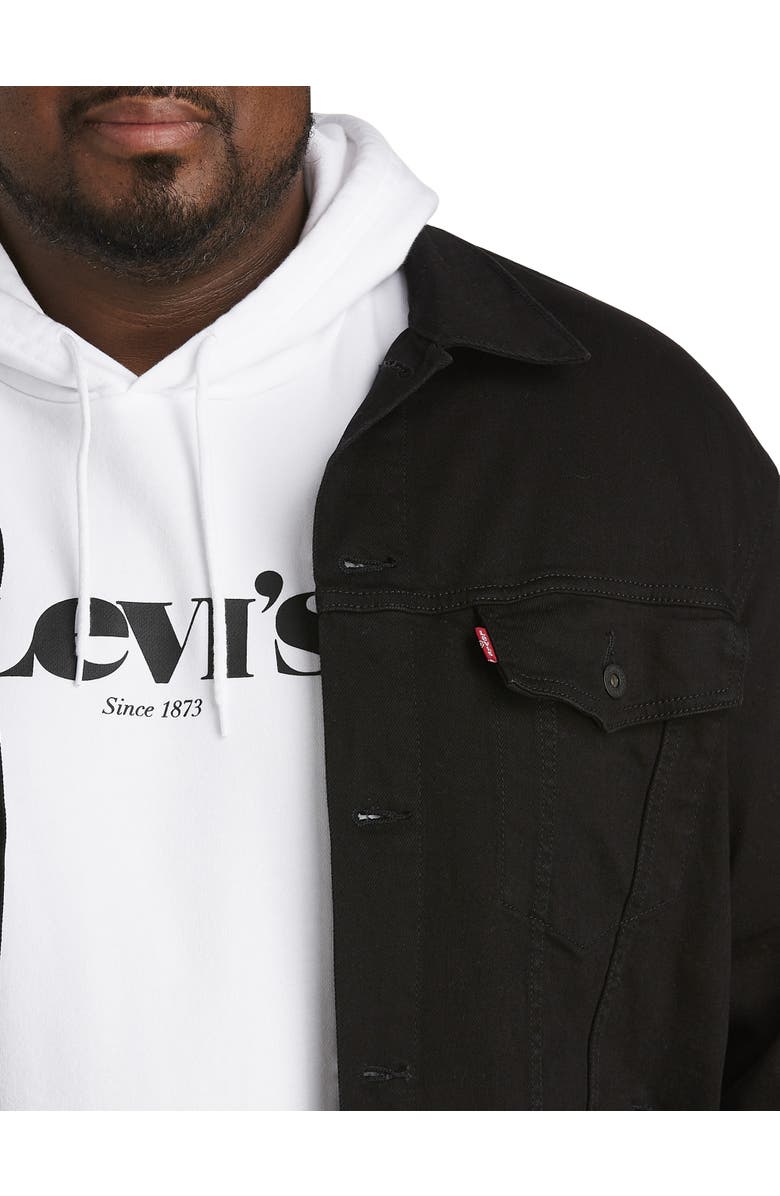 Levi's Big & Tall Colusa Stretch Denim Trucker Jacket, Alternate, color, Last Night