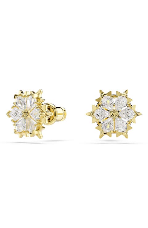 Magic Snowflake Stud Earrings