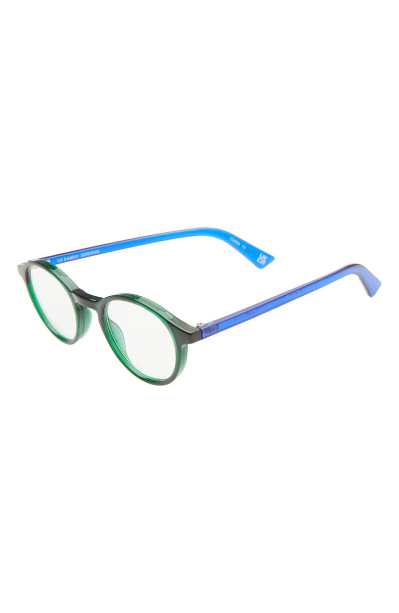 The Book Club So Rando 46mm Blue Light Blocking Reading Glasses, Alternate, color, 