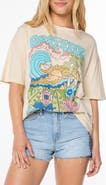 Roxy Grateful for Nature Oversize Cotton Graphic T-