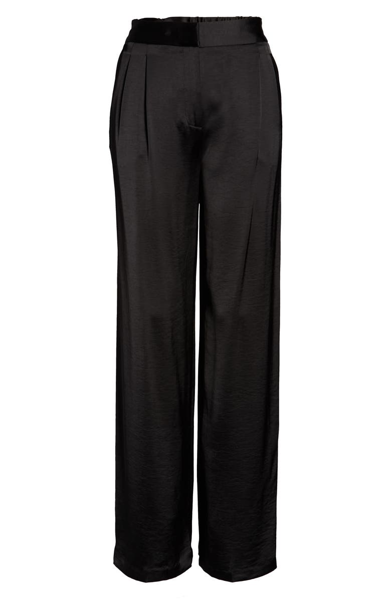 Vince Camuto Wide Leg Satin Pants, Alternate, color,