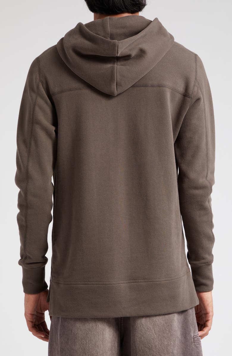 John Elliott Villain Slim Fit Fleece Hoodie, Alternate, color, 