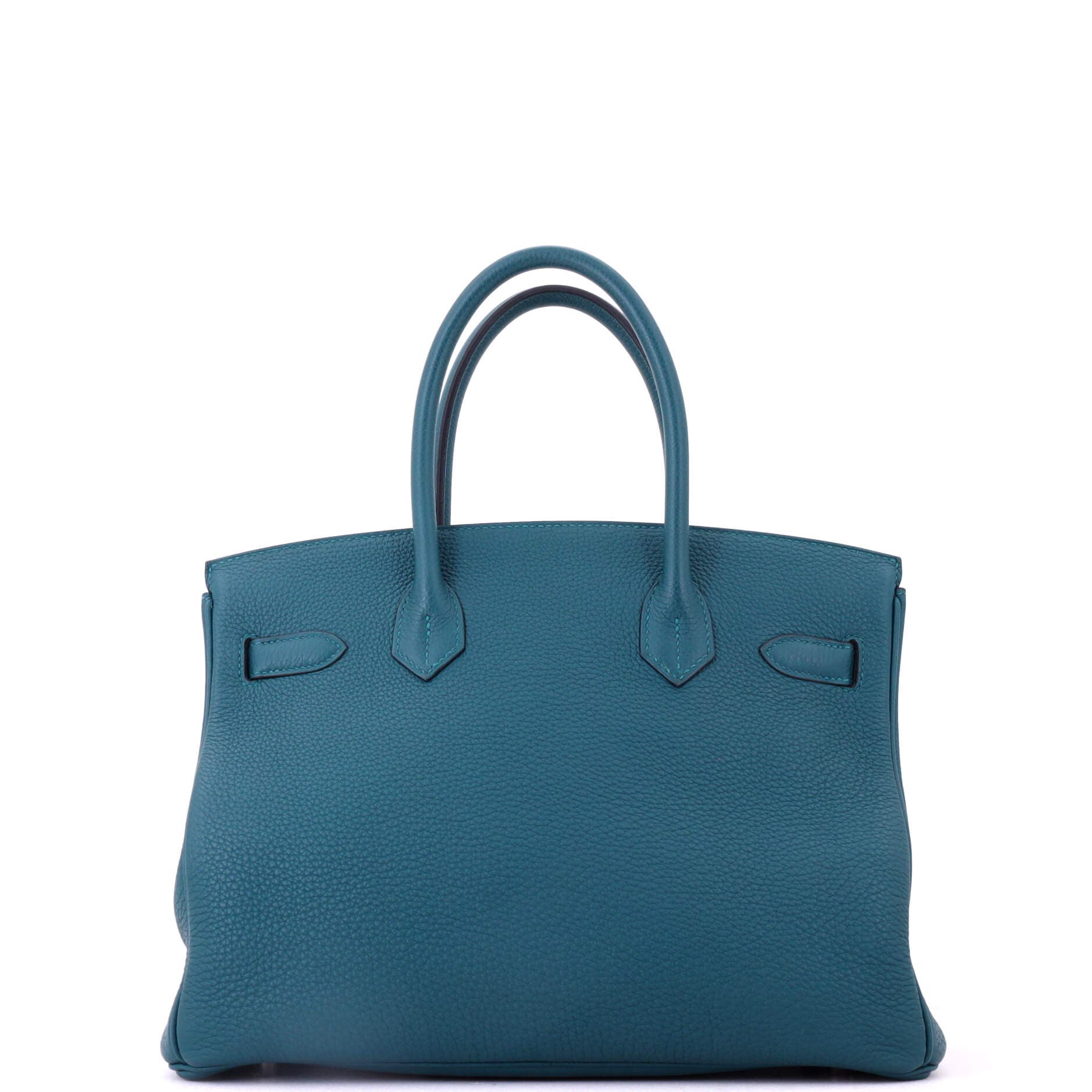 Pre-Owned Hermes Birkin Handbag Green Swift with Palladium Hardware 25, Alternate, color, Menthe