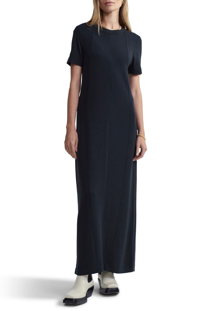 Varley Hattie Seam Maxi Dress, Main, color, Black