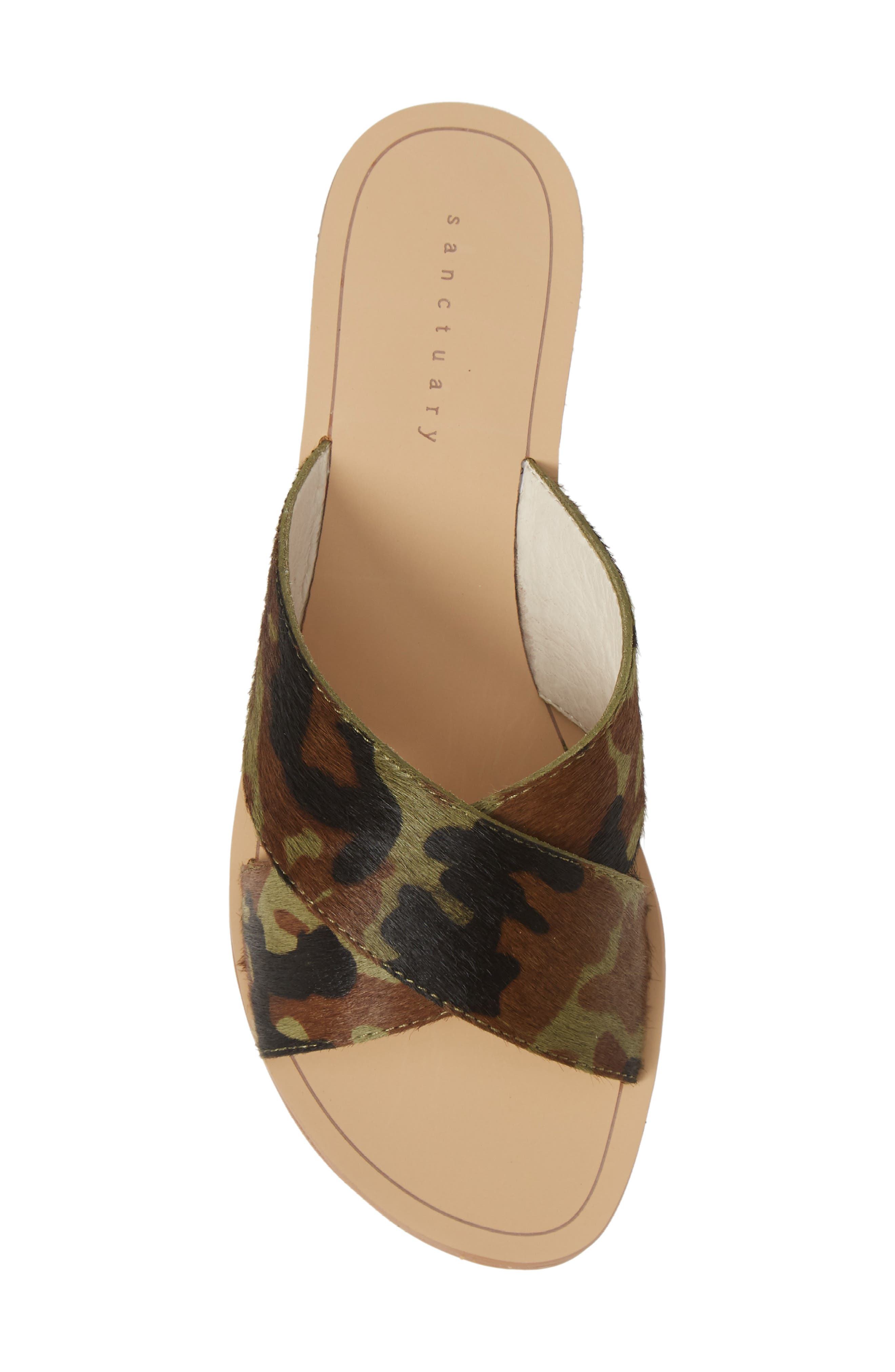 Sanctuary Sashay Genuine Calf Hair Slide Sandal, Alternate, color, 