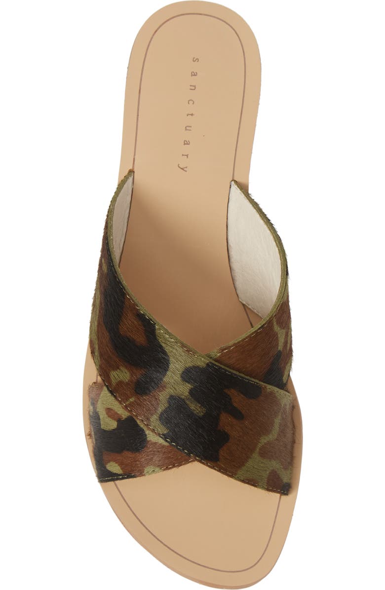 Sanctuary Sashay Genuine Calf Hair Slide Sandal, Alternate, color,