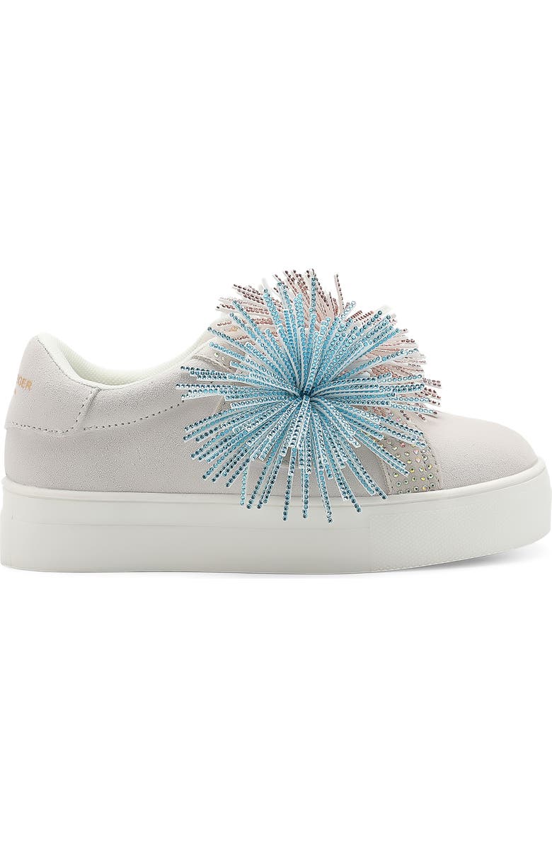 Kurt Geiger London Kids' Laney Fringe Sneaker, Alternate, color, White