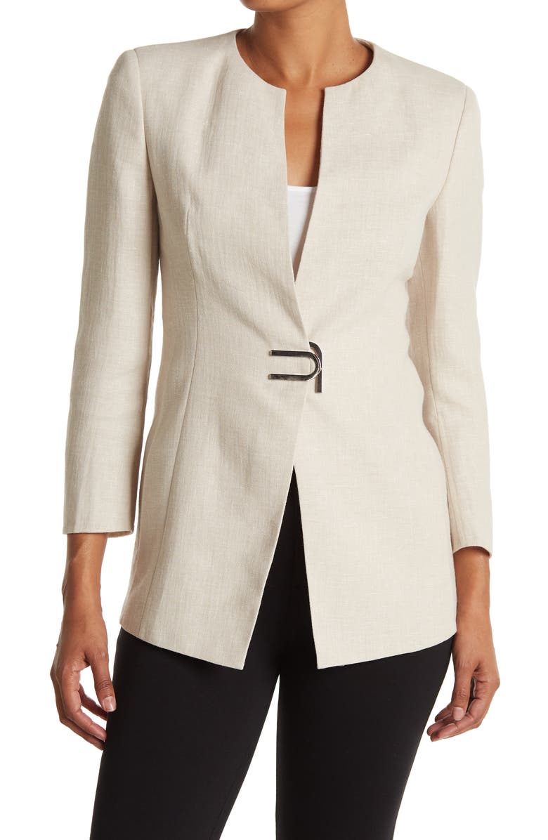 Akris Ana Long Sleeve Jacket, Main, color, 
