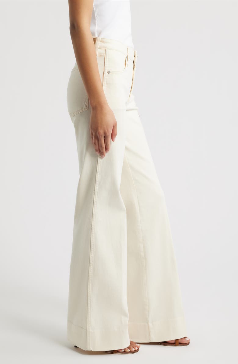 rag & bone Ruby Flare Jeans, Alternate, color, Ecru