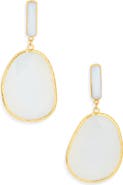 NATASHA Organic Stone Drop Earrings