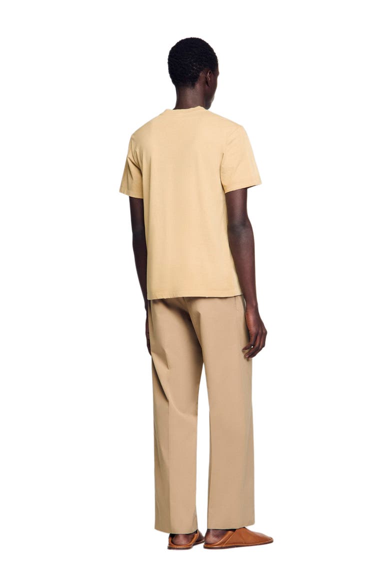 Worn-effect T-shirt, Alternate, color, Sand.