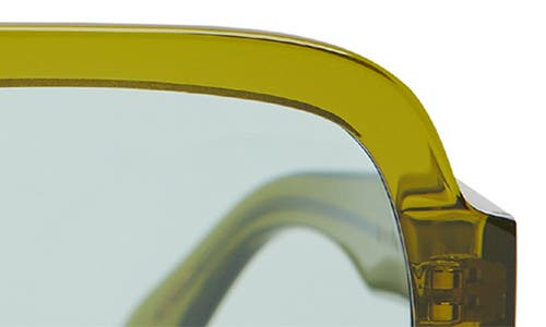 Elisa Johnson Jane 54mm Aviator Sunglasses In Green