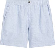 Peter Millar Crown Weekend Stripe Stretch Linen Blend Shorts