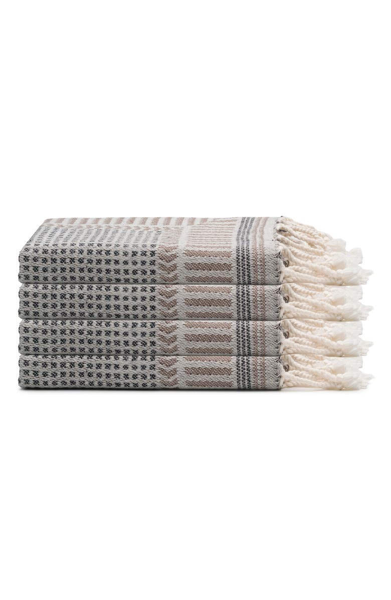 Oliviera Home Kilim Turkish Cotton Hand Towel Bundle, Main, color, Black