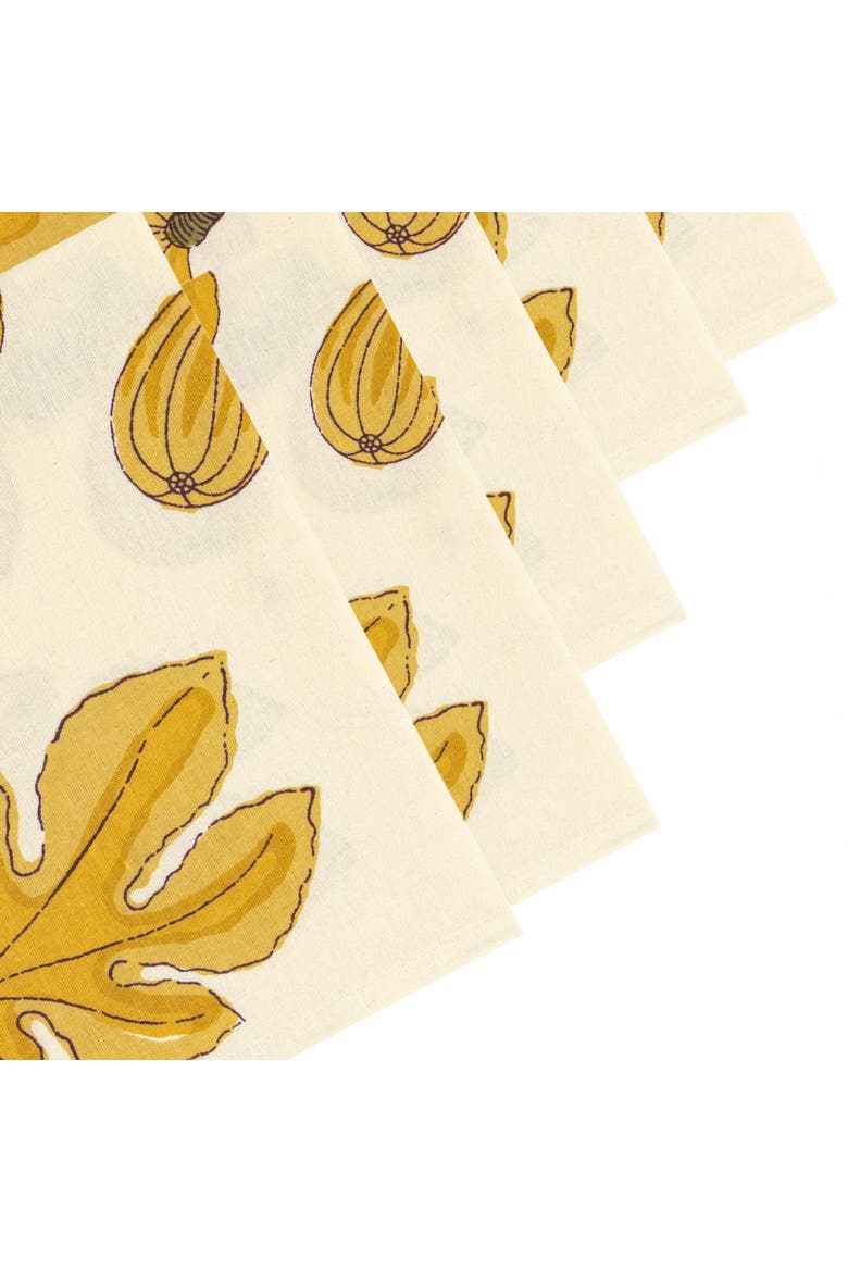 Fig Napkins, Alternate, color, Citrine 19" x 19"