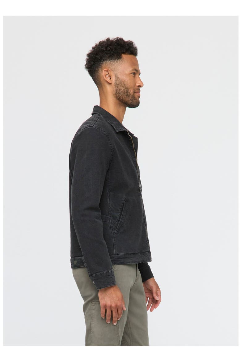 Stretch Canvas Utility Jacket, Alternate, color, Black