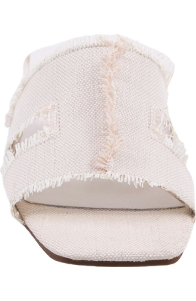 SHUSHOP Christine Slide Sandal, Alternate, color, Bone