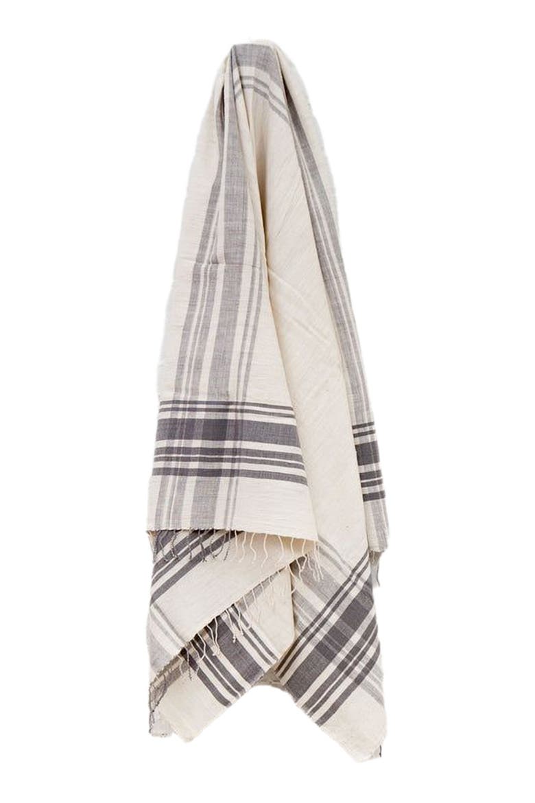 Cabin Hatch Cotton Bath Towel, Main, color, Gray
