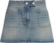 Courrèges Signature Denim Miniskirt