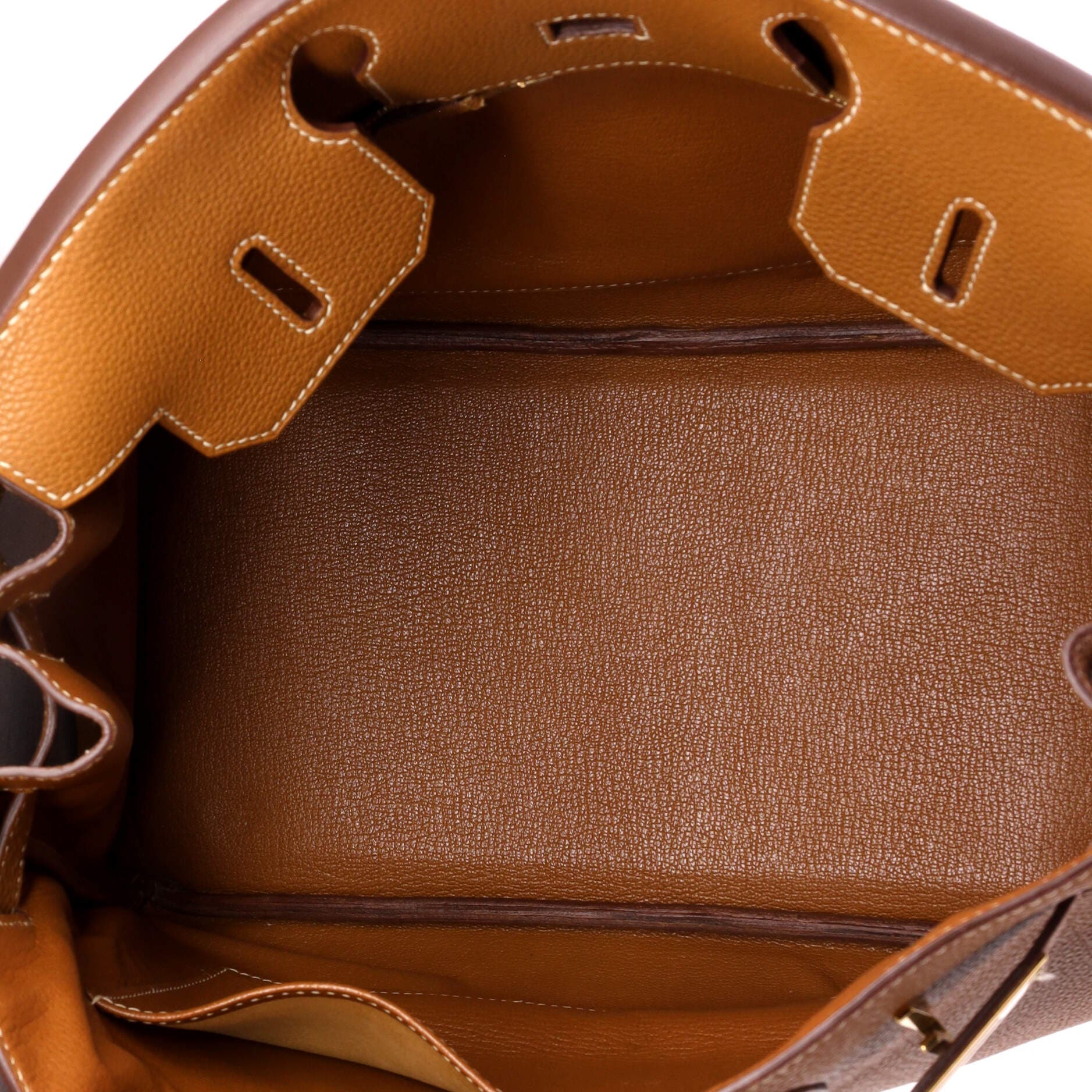 Birkin Handbag Brown Togo with Gold Hardware 30, Alternate, color, Metallic Gold
