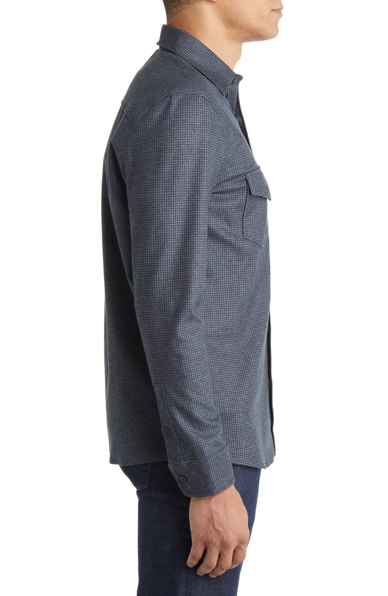 Johnston & Murphy Men's Houndstooth Button-Up Shirt, Alternate, color,