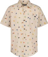 Billabong Kids' Sundays Short Sleeve Button-Up Shirt