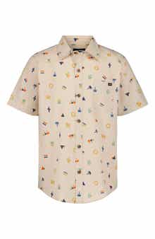 Billabong Kids' Sundays Short Sleeve Button-Up Shirt