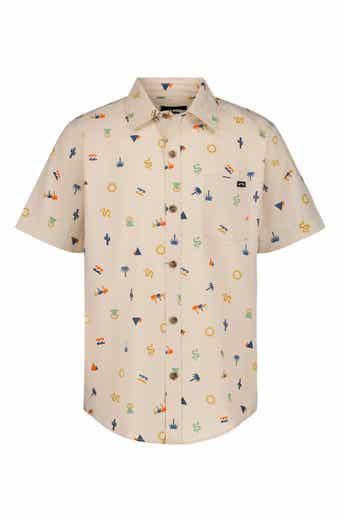 Billabong Kids' Sundays Short Sleeve Button-Up Shirt