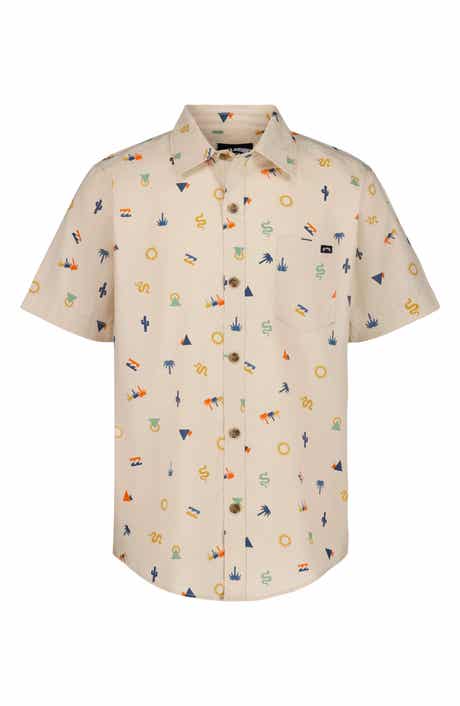 Billabong Kids' Sundays Short Sleeve Button-Up Shirt