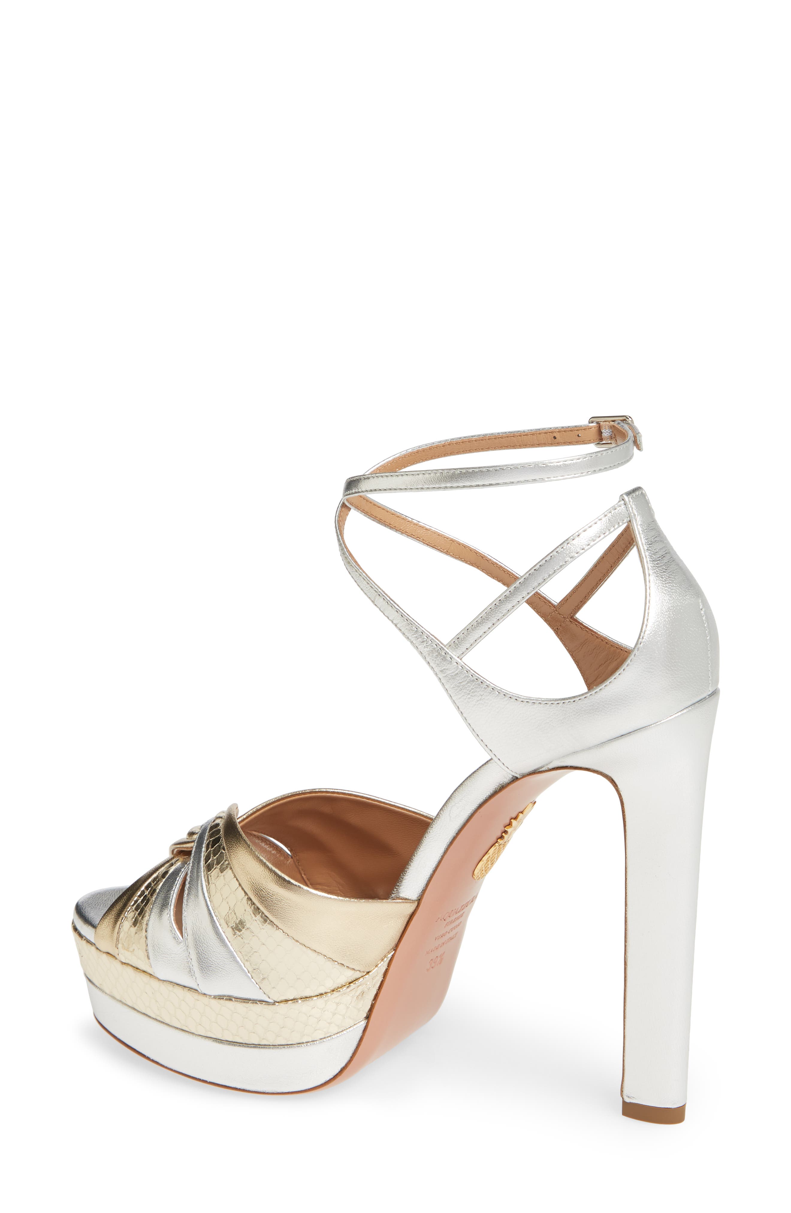Aquazzura La Di Da Platform Sandal, Alternate, color, 