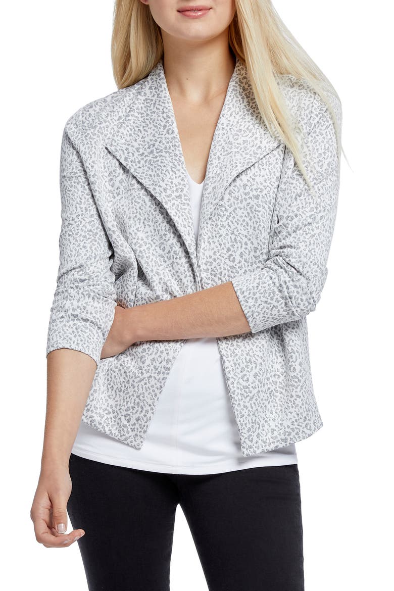 Leo Leopard Print Jacket, Main, color, MULTI