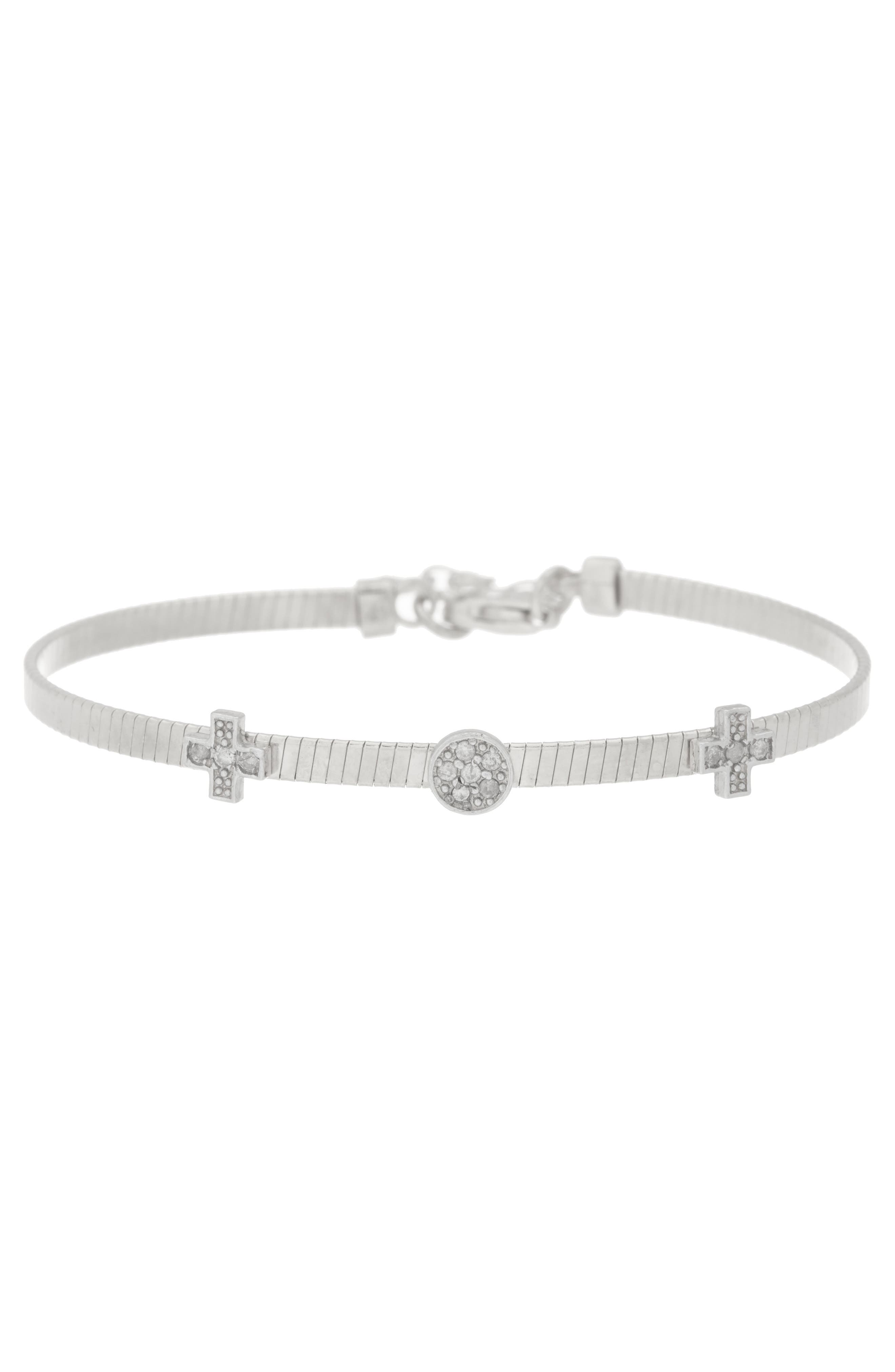 MESHMERISE Diamond Bangle Bracelet - 0.05ct.
