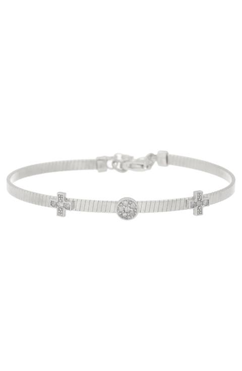 Diamond Bangle Bracelet - 0.05ct.