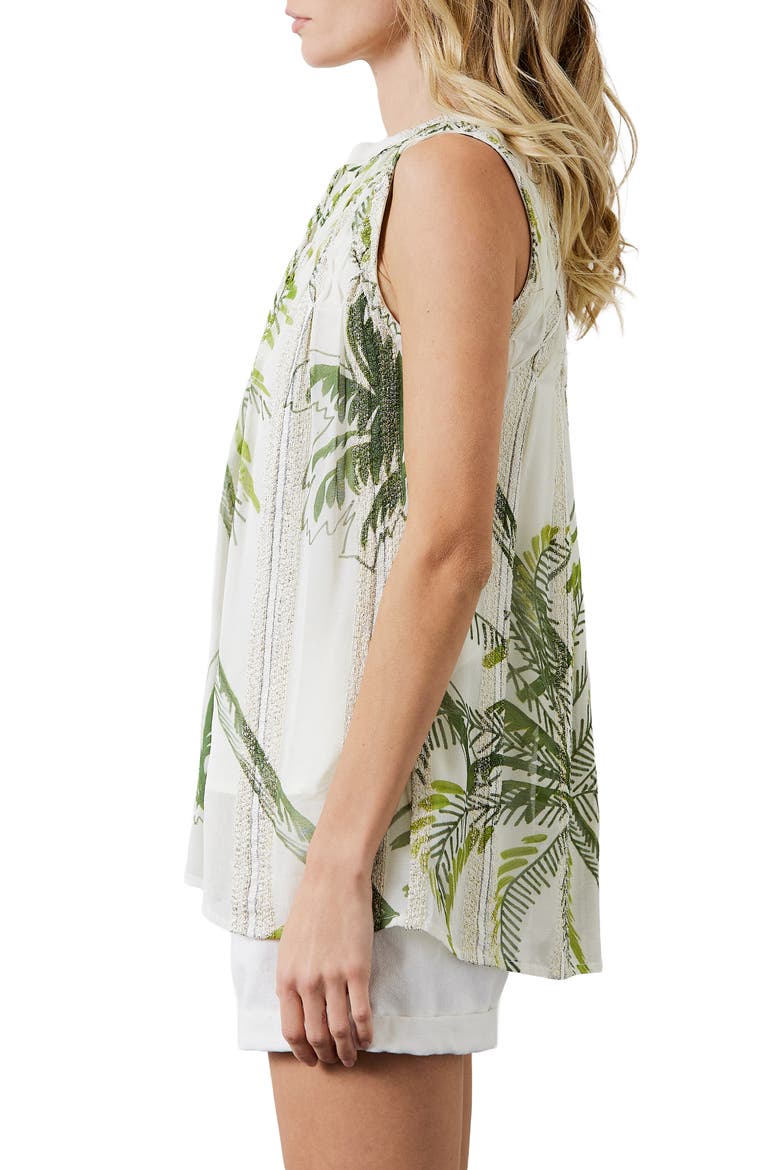 Palmira Sleeveless Top, Alternate, color, CREAM