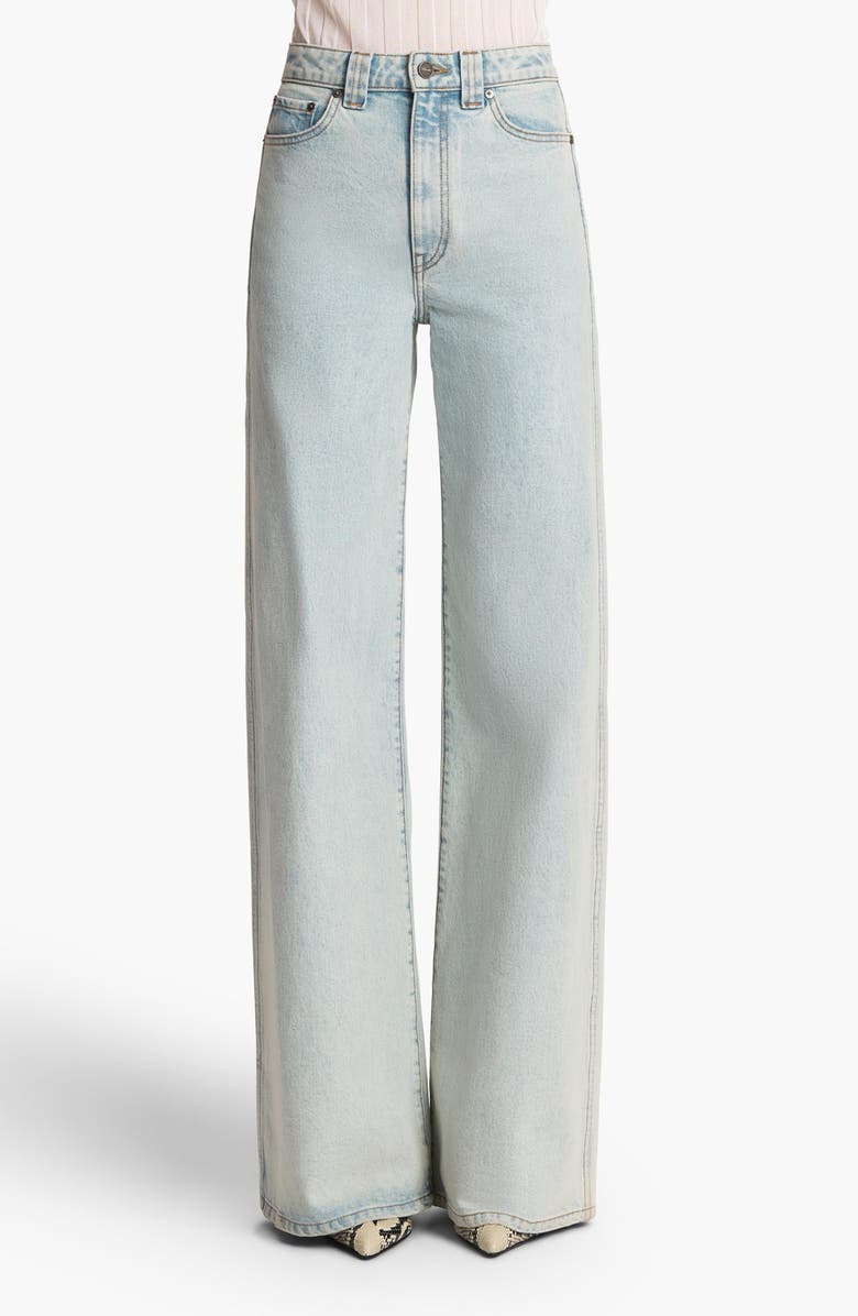 Khaite Dane Wide Leg Jeans, Main, color, Shelburne
