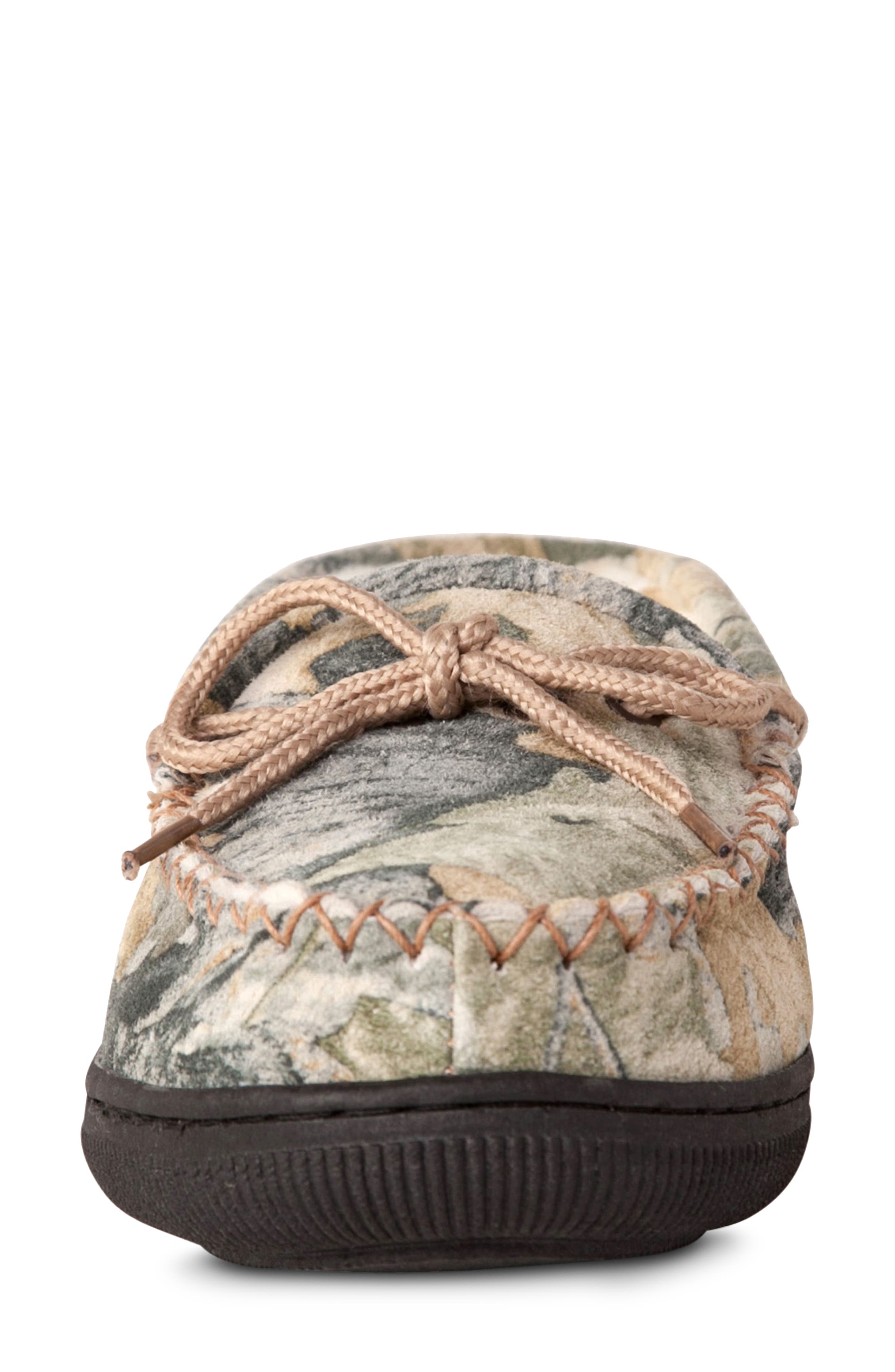 Old Friend Faux Shearling Lined Camo Loafer, Alternate, color, 