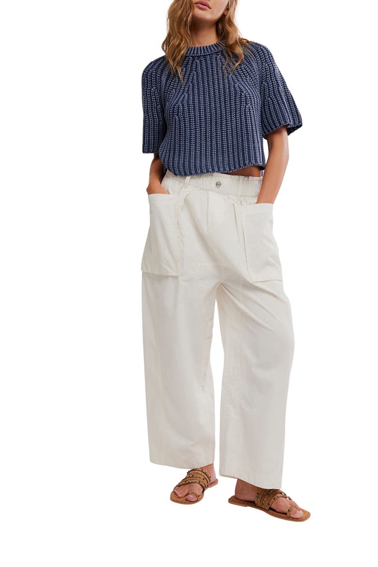Costa Straight Leg Harem Pants, Alternate, color, WHISPER WHITE