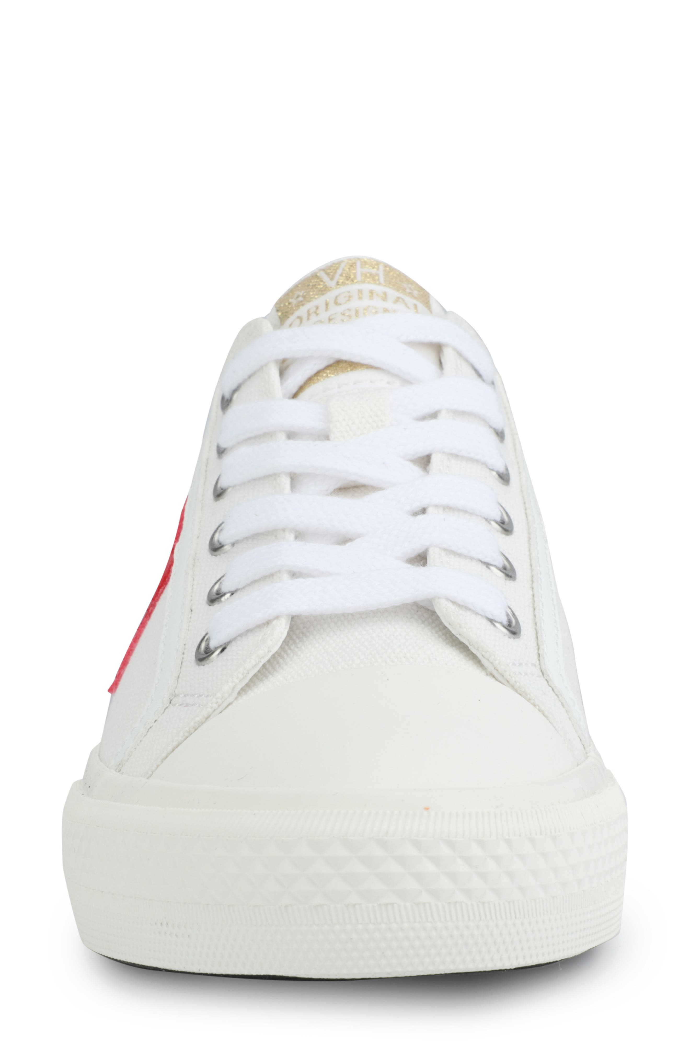 Alive Camo Sneaker, Alternate, color, WHITE/ RED MULTI