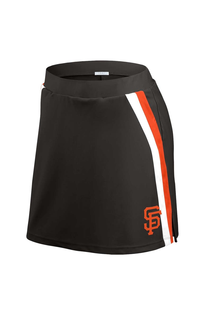 WEAR by Erin Andrews Women's WEAR by Erin Andrews Black San Francisco Giants Stripes Skort, Alternate, color, Black