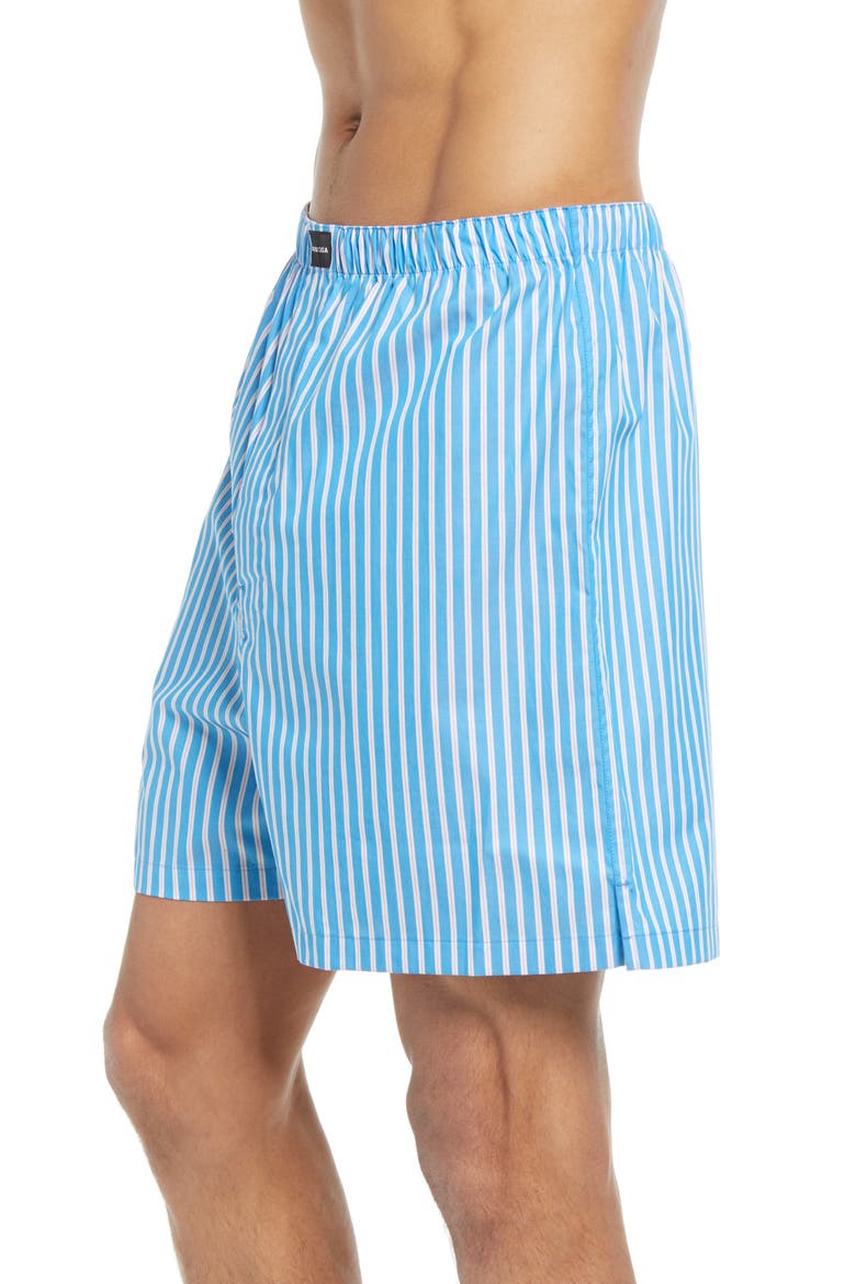 Stripe Boxer Shorts, Alternate, color, BLUE/ WHITE