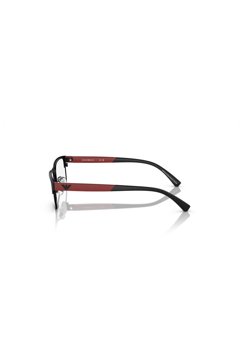 49mm Rectangle optical glasses, Alternate, color, Black