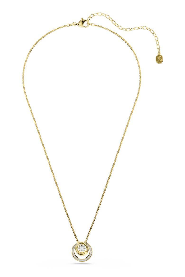 Hyperbola Pendant Necklace, Alternate, color, WHITE/ GOLD