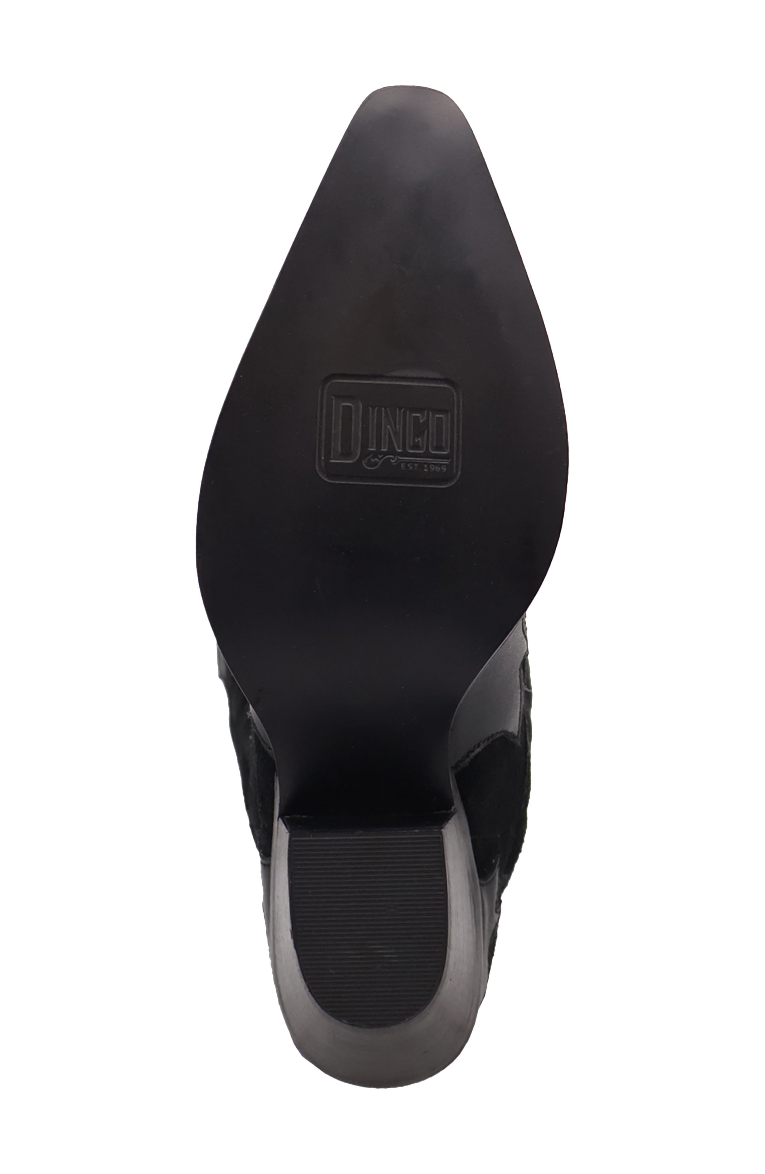 Dingo Drama Queen Over the Knee Western Boot, Alternate, color, Black